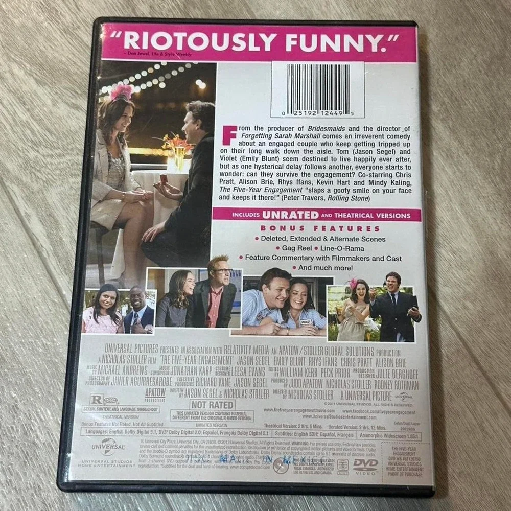 The Five-Year Engagement DVD